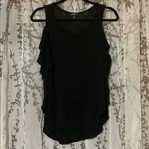 Express cold shoulder top